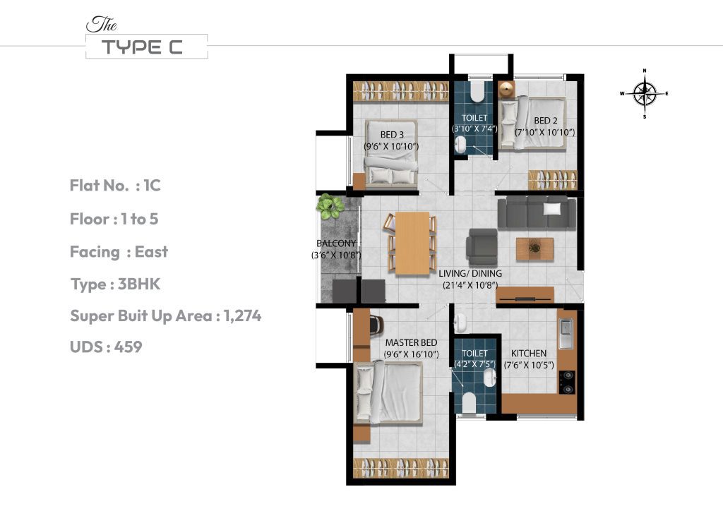 Karpagam Vaibhav Floor plan-12