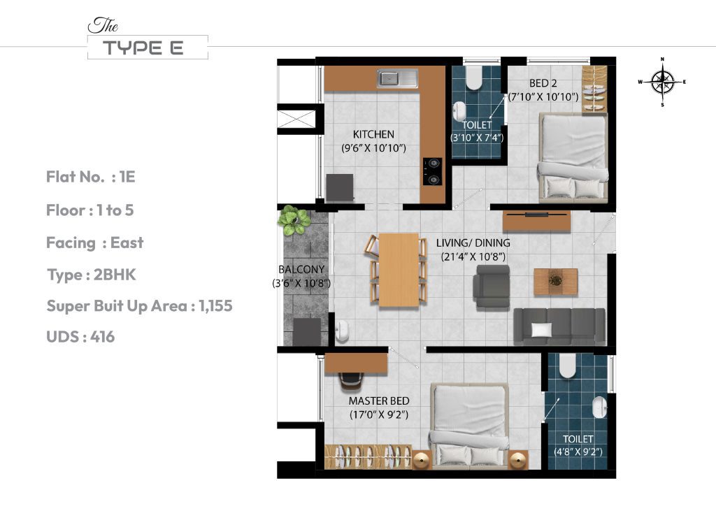 Karpagam Vaibhav Floor plan-16